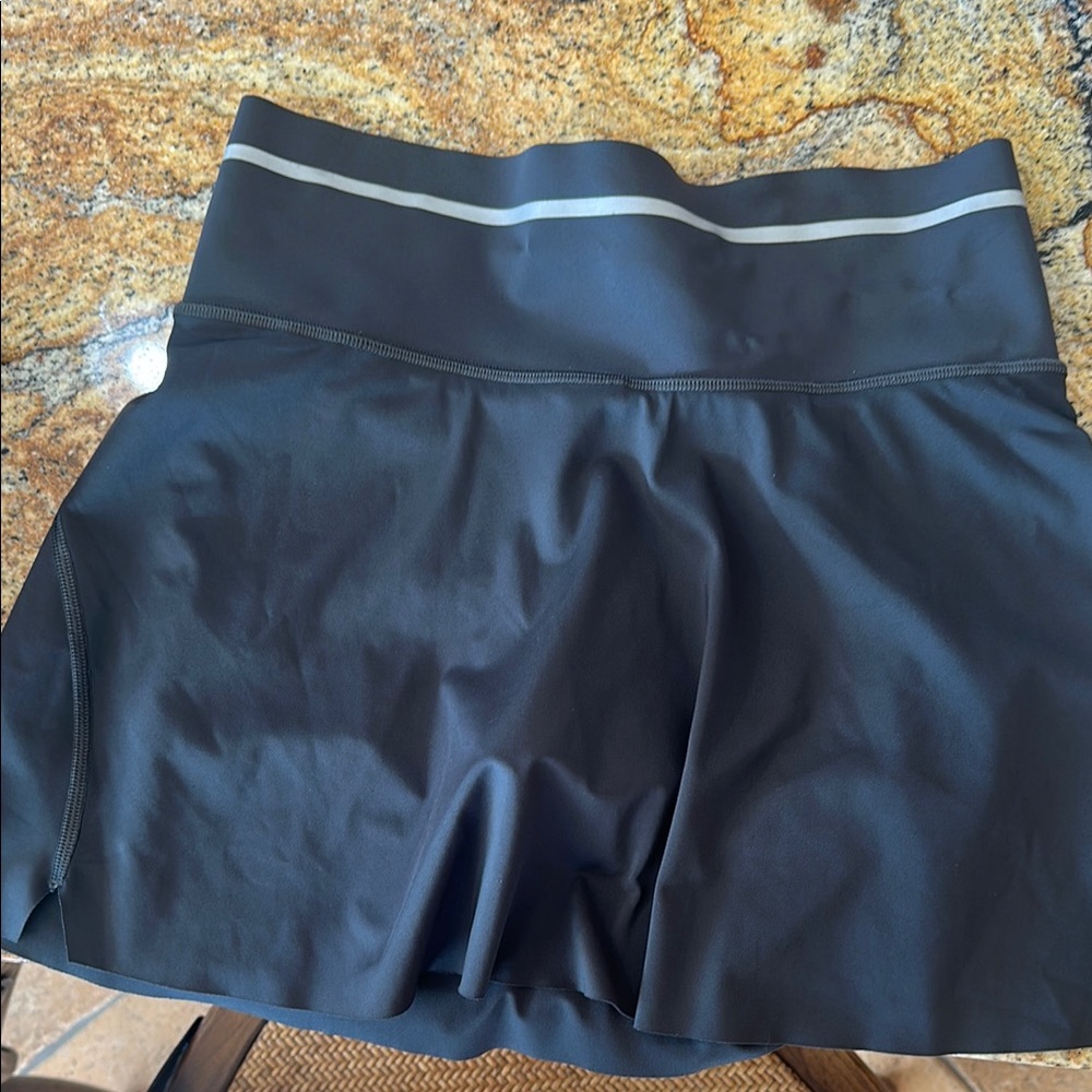 Women's Black Athletic Skort